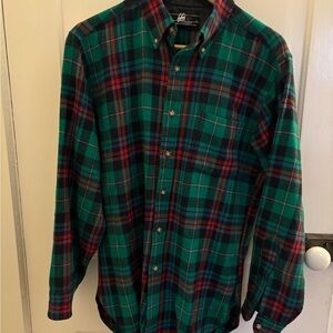 Vintage Pendleton Lobo - Kelly Green and Red - fitted shape - Men’s Medium